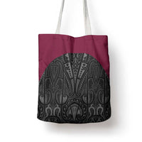 Queensland Maori Rugby Nga Hau e Wha Tote Bag Maroon Motif - Polynesian Pride
