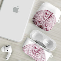 Queensland Maori Rugby Nga Hau e Wha AirPods Case White Motif - Polynesian Pride