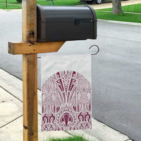 Queensland Maori Rugby Nga Hau e Wha Garden Flag White Motif