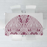 Queensland Maori Rugby Nga Hau e Wha Tablecloth White Motif