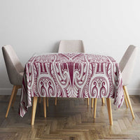 Queensland Maori Rugby Nga Hau e Wha Tablecloth White Motif