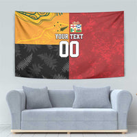 Custom British Lions-AUNZ Tapestry Australia-New Zealand Indigenous Motif