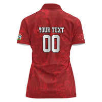 Custom British Lions-AUNZ Women Polo Shirt Australia-New Zealand Indigenous Motif