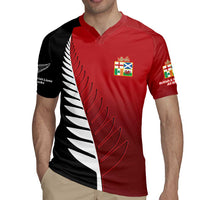 Custom British Lions New Zealand Rugby Jersey Half Black Fern