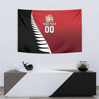 Custom British Lions New Zealand Tapestry Half Black Fern