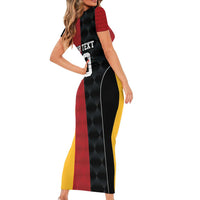 Custom British Lions New Zealand Family Matching Short Sleeve Bodycon Dress and Hawaiian Shirt Sporty Style LT9 - Polynesian Pride