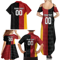 Custom British Lions New Zealand Family Matching Summer Maxi Dress and Hawaiian Shirt Sporty Style