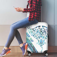 Kahui Whetu Paua shell Kowhaiwhai Taniko Personalised Luggage Cover Manta Ray Shark-Turtle Maori Tribal Style