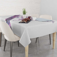 Mawhero Paua shell Kowhaiwhai Taniko Personalised Tablecloth Manta Ray Shark-Turtle Maori Tribal Style LT9 - Polynesian Pride