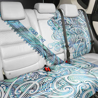 Kahui Whetu Paua shell Kowhaiwhai Taniko Personalised Back Car Seat Cover Taniwha Maori Tribal Style