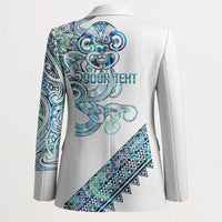 Kahui Whetu Paua shell Kowhaiwhai Taniko Personalised Blazer Taniwha Maori Tribal Style