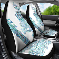 Kahui Whetu Paua shell Kowhaiwhai Taniko Personalised Car Seat Cover Taniwha Maori Tribal Style