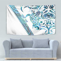 Kahui Whetu Paua shell Kowhaiwhai Taniko Personalised Tapestry Turtle Tattoo Maori Tribal Style