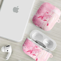 Breast Cancer Awareness AirPods Case Maile Pikake Lokelani Crown Flower Lei Inspired