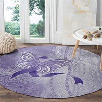 Epilepsy Awareness Round Carpet Maile Pikake Lokelani Crown Flower Lei Inspired
