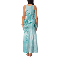 PTSD Awareness Family Matching Tank Maxi Dress and Hawaiian Shirt Maile Pikake Lokelani Crown Flower Lei Inspired LT9 - Polynesian Pride