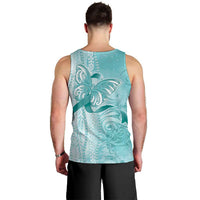 PTSD Awareness Men Tank Top Maile Pikake Lokelani Crown Flower Lei Inspired
