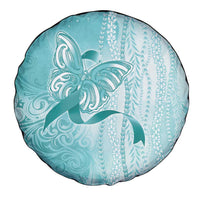PTSD Awareness Spare Tire Cover Maile Pikake Lokelani Crown Flower Lei Inspired