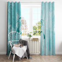 PTSD Awareness Window Curtain Maile Pikake Lokelani Crown Flower Lei Inspired