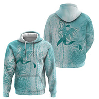 PTSD Awareness Zip Hoodie Maile Pikake Lokelani Crown Flower Lei Inspired
