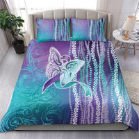 Suicide Prevention Awareness Bedding Set Maile Pikake Lokelani Crown Flower Lei Inspired