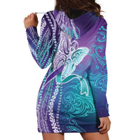 Suicide Prevention Awareness Hoodie Dress Maile Pikake Lokelani Crown Flower Lei Inspired
