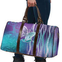 Suicide Prevention Awareness Travel Bag Maile Pikake Lokelani Crown Flower Lei Inspired