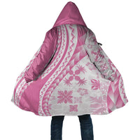 Pink Hawaiian Quilt Pattern Cloak Mixed Polynesian Tribal Arty - Polynesian Pride