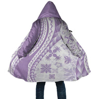 Purple Hawaiian Quilt Pattern Cloak Mixed Polynesian Tribal Arty - Polynesian Pride