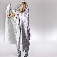 Purple Hawaiian Quilt Pattern Hooded Blanket Mixed Polynesian Tribal Arty LT9 - Polynesian Pride