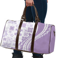 Purple Hawaiian Quilt Pattern Travel Bag Mixed Polynesian Tribal Arty - Polynesian Pride