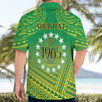 Cook Islands Constitution Day Hawaiian Shirt Kuki Airani Since 1965