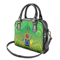 Cook Islands Constitution Day Shoulder Handbag Kuki Airani Since 1965