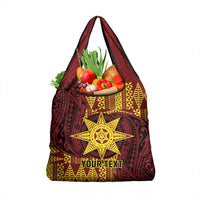Personalised Tonga Haapai High School Grocery Bag Special Kupesi Pattern