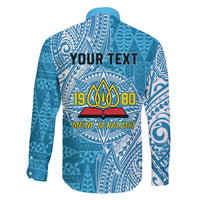Personalised Tonga Lavengamalie College Family Matching Puletasi and Hawaiian Shirt Since 1980 Special Kupesi Pattern LT9 - Polynesian Pride
