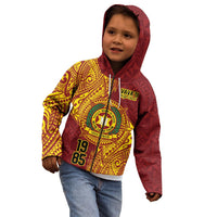 Personalised Tonga Vava'u High School Kid Hoodie Since 1985 Special Kupesi Pattern LT9 - Polynesian Pride