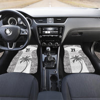 Custom Fiji Rugby Car Mats History Champions World Cup 7s - White