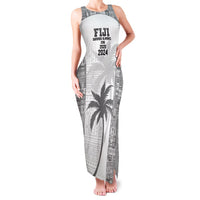 Custom Fiji Rugby Family Matching Tank Maxi Dress and Hawaiian Shirt History Champions World Cup 7s - White