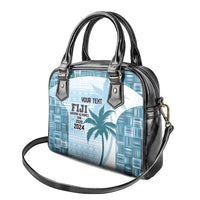 Custom Fiji Rugby Shoulder Handbag History Champions World Cup 7s - Bllue