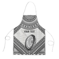 Custom Rugby Fiji National Heritage Apron White Traditional Masi Inspired
