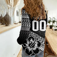 Custom Rugby Fiji Women Casual Shirt Black Traditional Masi Inspired