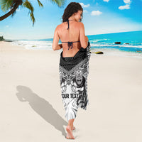 Custom Rugby New Zealand Black Fern Sarong Niho Taniwha Inspired