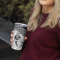 Custom Rugby New Zealand Black Fern Tumbler Cup Niho Taniwha Inspired