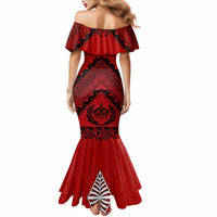 Tonga Rugby Mermaid Dress Proud Tongan Ngatu Kupesi World Cup 2023 No2 LT9 - Polynesian Pride