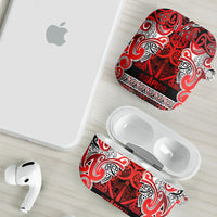 Aotearoa Iwi Ngapuhi AirPods Case Maori Wharenui House Tribal Pattern LT9 - Polynesian Pride