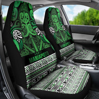 Aotearoa Iwi Ngati Maniapoto Car Seat Cover Maori Wharenui House Tribal Pattern LT9 - Polynesian Pride