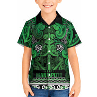 Aotearoa Iwi Ngati Maniapoto Hawaiian Shirt Maori Wharenui House Tribal Pattern LT9 - Polynesian Pride