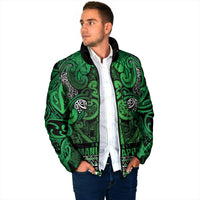 Aotearoa Iwi Ngati Maniapoto Padded Jacket Maori Wharenui House Tribal Pattern LT9 - Polynesian Pride