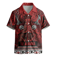 Aotearoa Iwi Te Arawa Kid Hawaiian Shirt Maori Wharenui House Tribal Pattern LT9 - Polynesian Pride