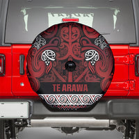 Aotearoa Iwi Te Arawa Spare Tire Cover Maori Wharenui House Tribal Pattern LT9 - Polynesian Pride